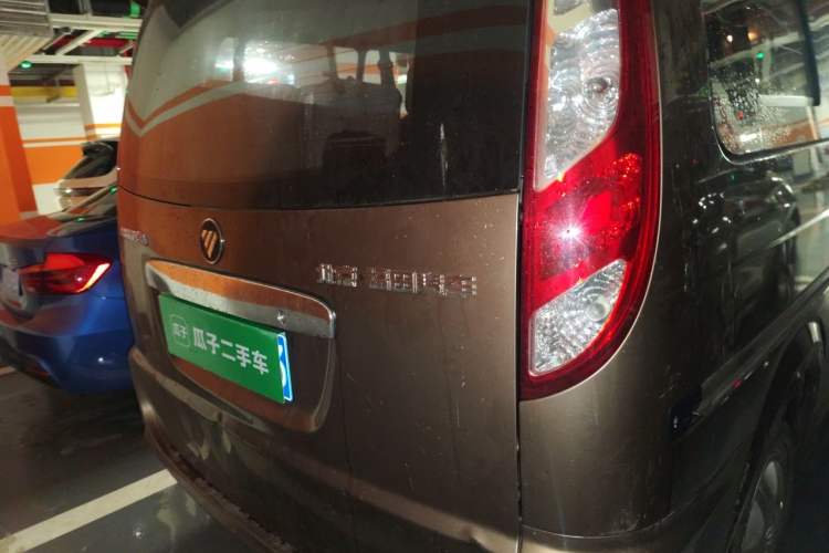 Used Foton Scenic G5 2020 2.4L Commercial Version Long-Wheelbase Flat-Roof 9-Seater Multi-Purpose Passenger Vehicle 4K22D4M Rear