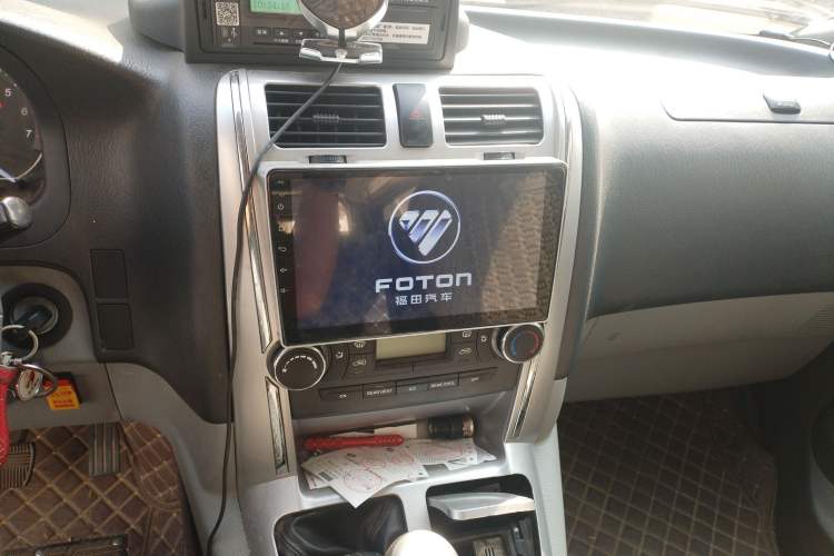 Used Foton Scenic G5 2020 2.0L Long-Wheelbase Flat-Roof 10-Seater Multi-Purpose Passenger Vehicle 1TZS Audio And AC Panel