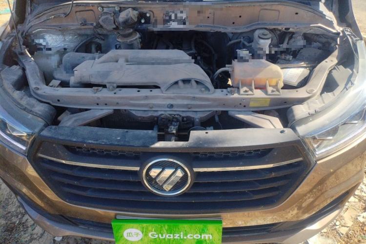 Used Foton Scenic G5 2020 2.4L Commercial Version Long-Wheelbase Flat-Roof 6-Seater Multi-Purpose Passenger Vehicle 4K22D4M Engine Bay