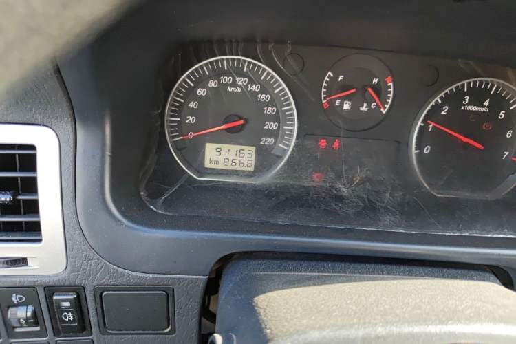 Used Foton Scenic G5  Odometer Close Up