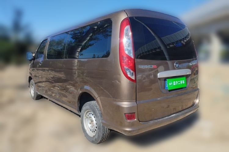 Used Foton Scenic G5 2020 2.4L Commercial Version Long-Wheelbase Flat-Roof 6-Seater Multi-Purpose Passenger Vehicle 4K22D4M Rear Left 45 Deg