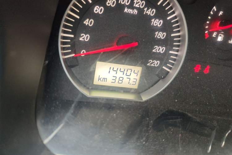 Used Foton Scenic G5  Odometer Close Up