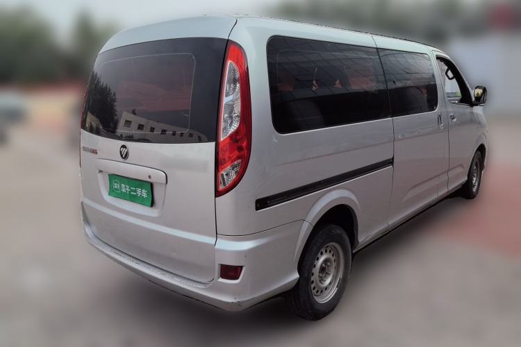 Used Foton Scenic G5 2020 2.4L Commercial Version Long-Wheelbase Flat-Roof 6-Seater Multi-Purpose Passenger Vehicle 4K22D4M Rear Right 45 Deg