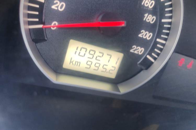 Used Foton Scenic G5  Odometer Close Up
