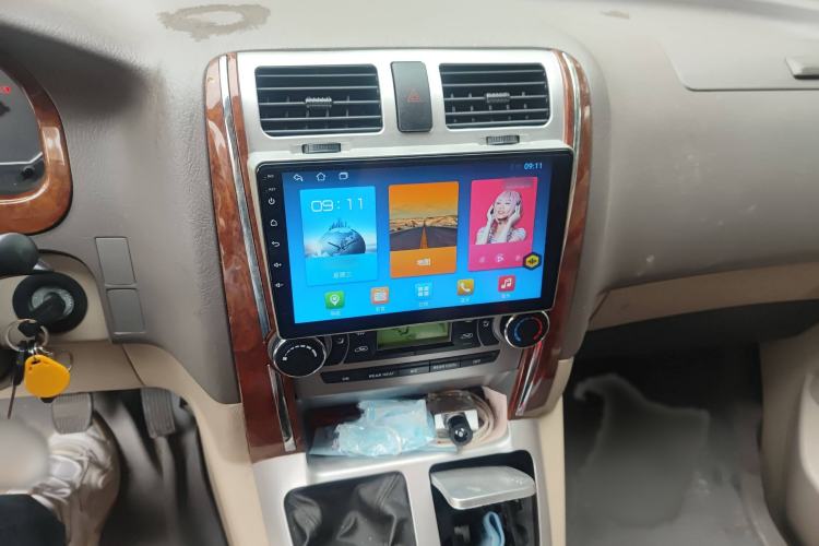 Used Foton Scenic G5 2021 2.4L Gasoline Commercial Version 7-Seater Multi-Purpose Passenger Vehicle 4K22D4M Audio And AC Panel