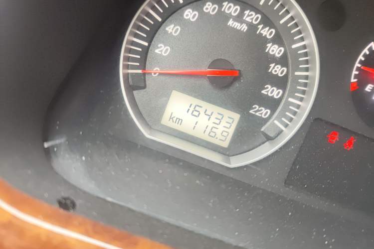 Used Foton Scenic G5 2021 2.4L Gasoline Commercial Version 7-Seater Multi-Purpose Passenger Vehicle 4K22D4M Odometer Close Up