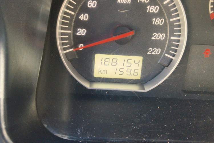 Used Foton Scenic G5 2021 2.0L Gasoline Commercial Version 6-Seater Multi-Purpose Passenger Vehicle 1TZS Odometer Close Up