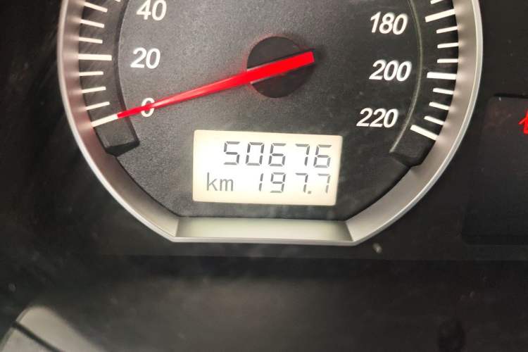 Used Foton Scenic G5 2021 2.0L Gasoline Commercial Version 6-Seater Multi-Purpose Passenger Vehicle 1TZS Odometer Close Up