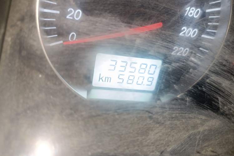Used Foton Scenic G5 2022 2.0L Gasoline Commercial Version Open-Window 5/6-Seater 1TZS Odometer Close Up