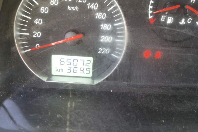 Used Foton Scenic G5 2022 2.0L Gasoline Commercial Version Open-Window 5/6-Seater 1TZS Odometer Close Up