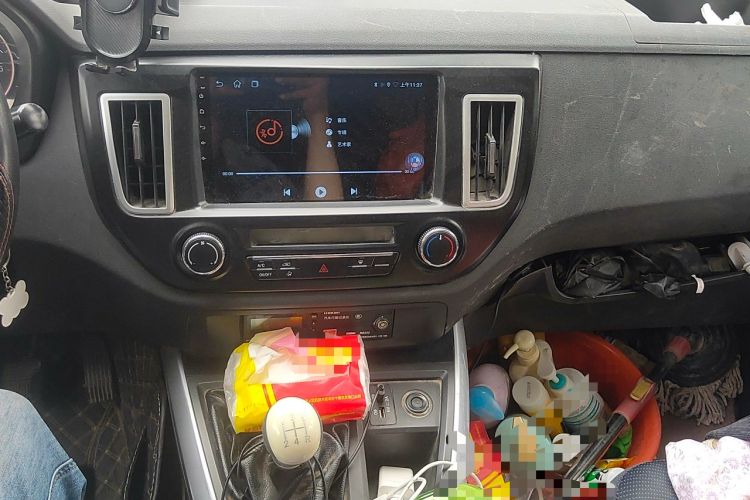 Used Foton Scenic G5 2023 2.0L Gasoline Commercial Version Open-Window 10-Seater DAN20L Audio And AC Panel