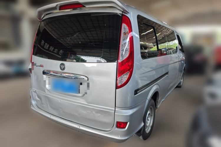 Used Foton Scenic G5 2023 2.0L Gasoline Commercial Version Passenger Van 7/9 Seats Model 1TZS Rear Right 45 Deg