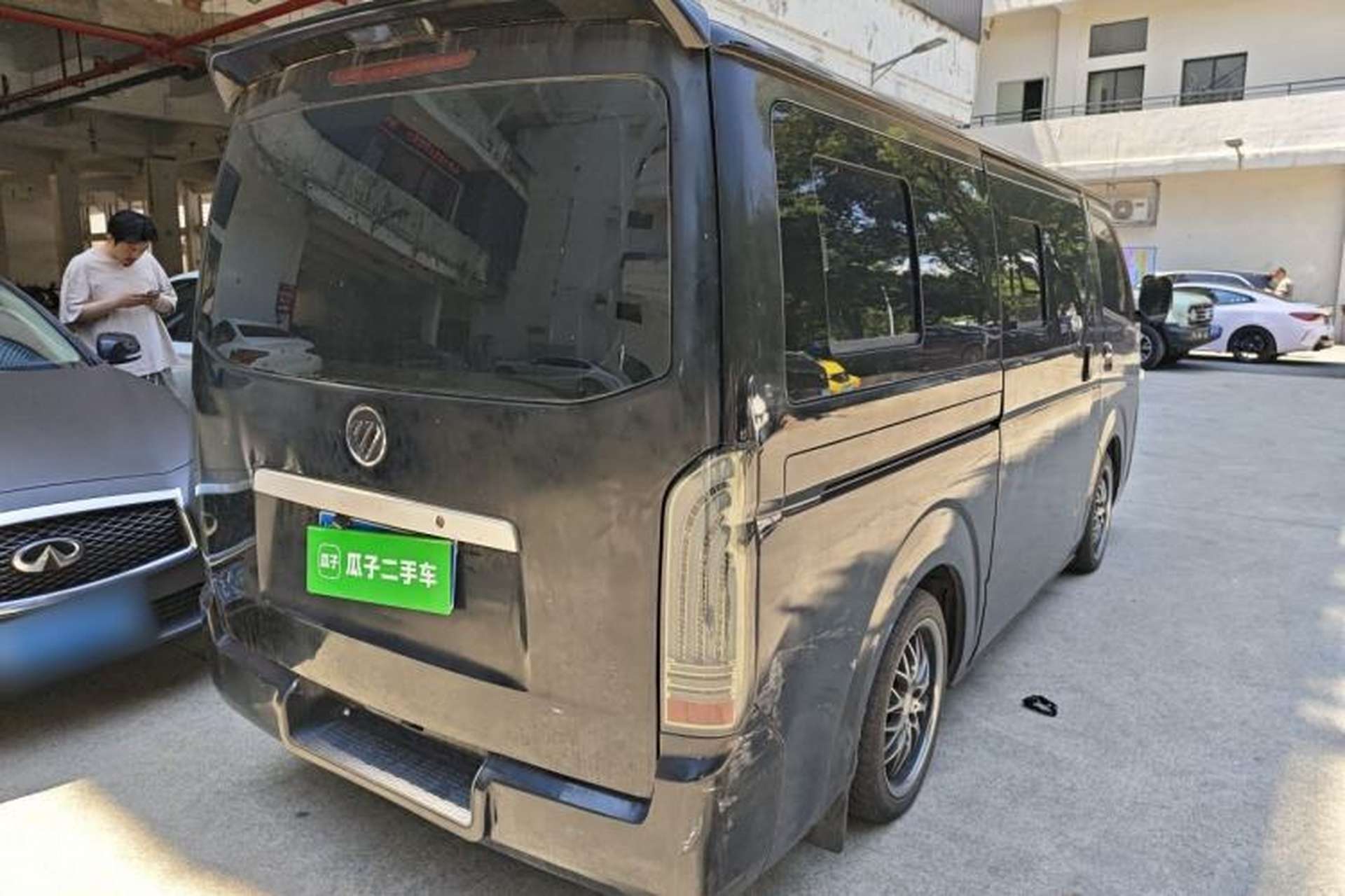 Used Foton Scenic G7 2015 2.0L Commercial Version Short Wheelbase Flat Roof – 486EQV4 Rear Right 45 Deg