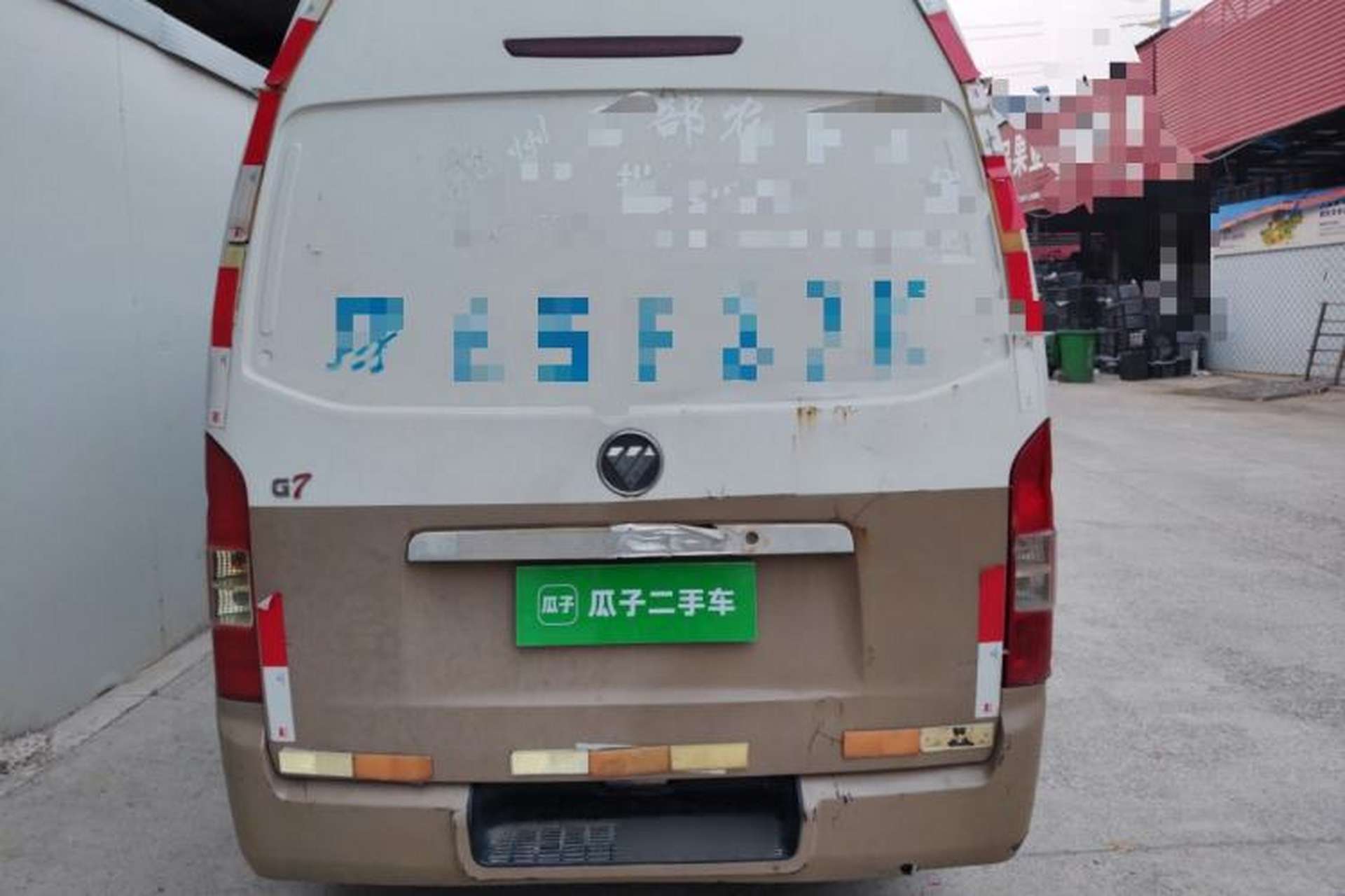 Used Foton Scenic G7 2015 2.0L Commercial Version Long Wheelbase High Roof – 486EQV4 Rear