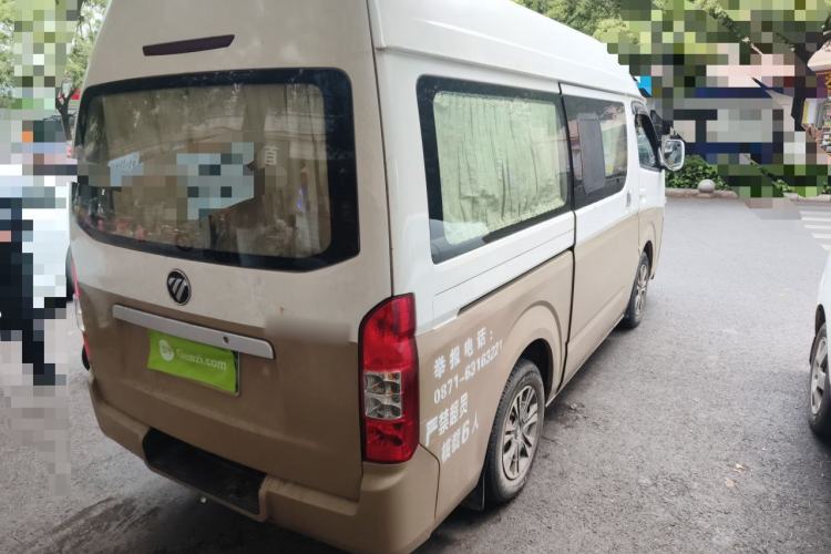 Used Foton Scenic G7 2016 2.8T Commercial Version Short Wheelbase High-Roof 493ZLQ4 Rear Right 45 Deg