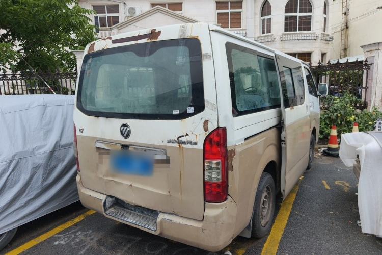 Used Foton Scenic G7 2016 2.8T Commercial Version Short Wheelbase Flat Roof 493ZLQ4 Rear Right 45 Deg