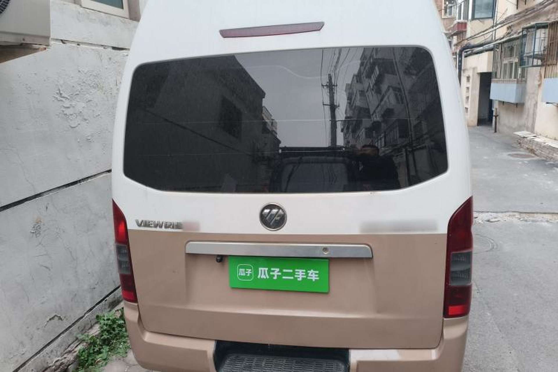 Used Foton Scenic G7 2017 2.0L Short-Wheelbase Commercial Van High Roof 6-Seater 4Q20M Rear