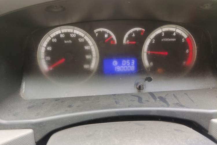 Used Foton Scenic G7  Odometer Close Up