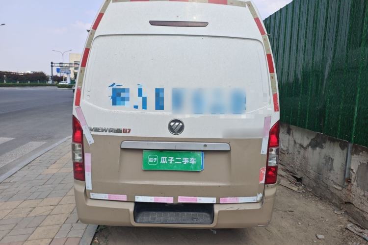Used Foton Scenic G7 2017 2.0L Short-Wheelbase Commercial Van High-Roof 2-Seater 4Q20M Rear