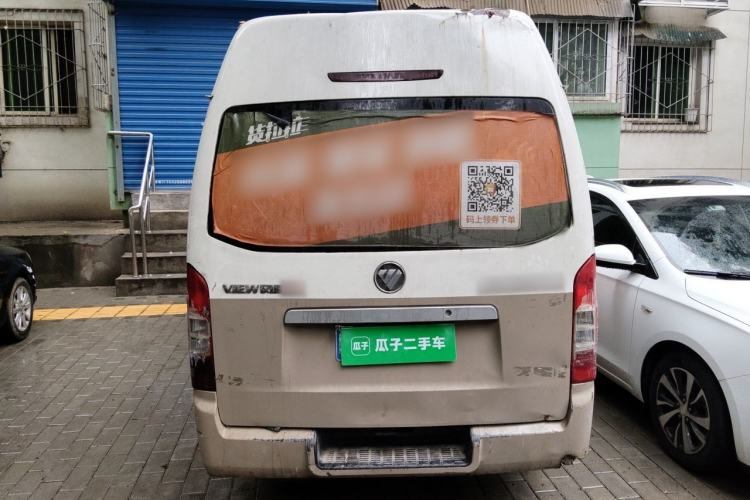 Used Foton Scenic G7 2017 2.0L Short-Wheelbase Commercial Van High Roof 6-Seater 4Q20M Rear