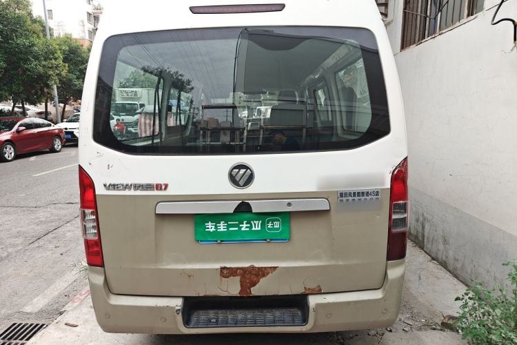 Used Foton Scenic G7 2017 2.0L Short-Wheelbase Commercial Van Flat Roof 6-Seater 4Q20M Rear