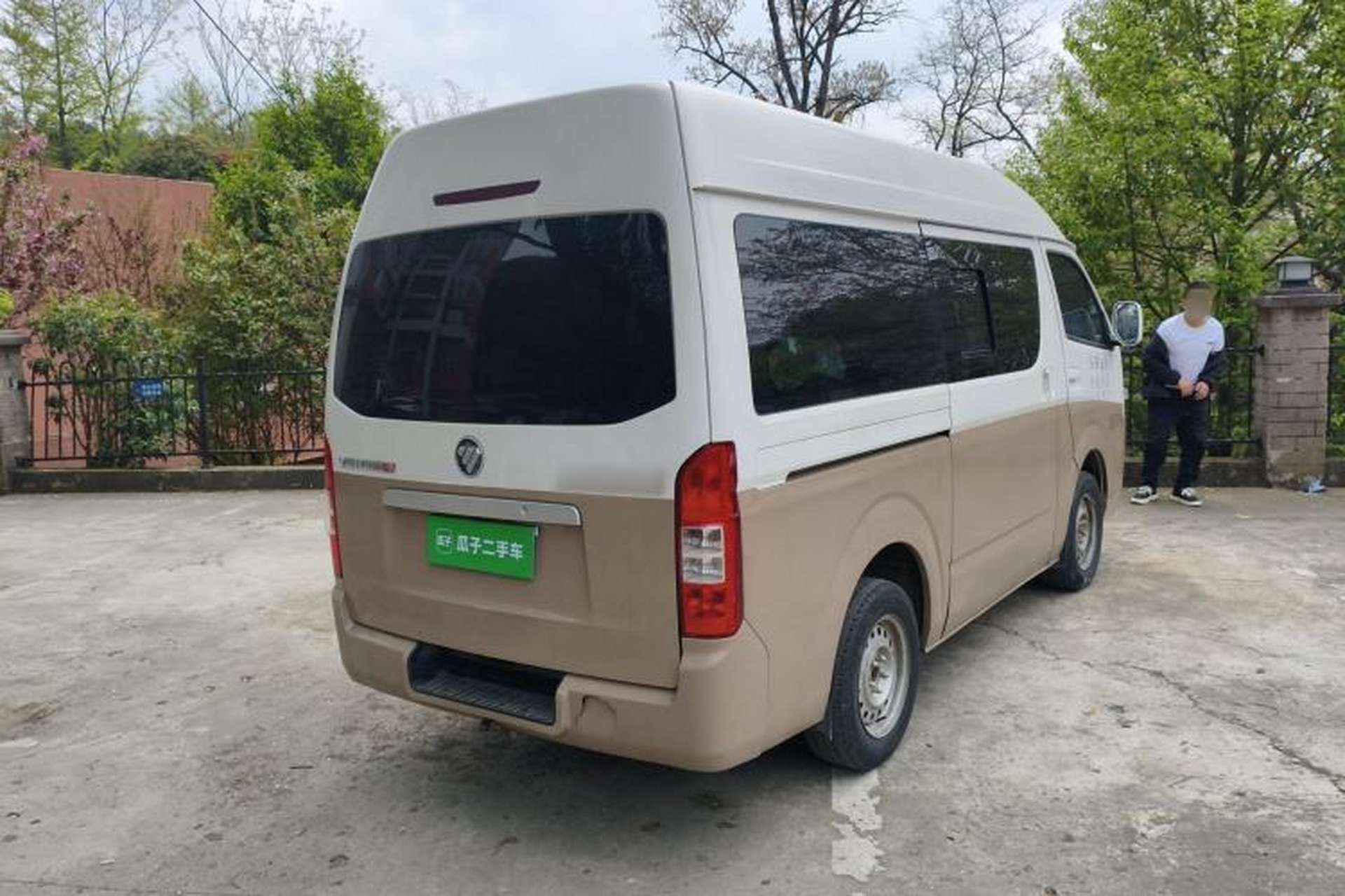 Used Foton Scenic G7 2017 2.0L Short-Wheelbase Commercial Van High Roof 6-Seater 4Q20M Rear Right 45 Deg