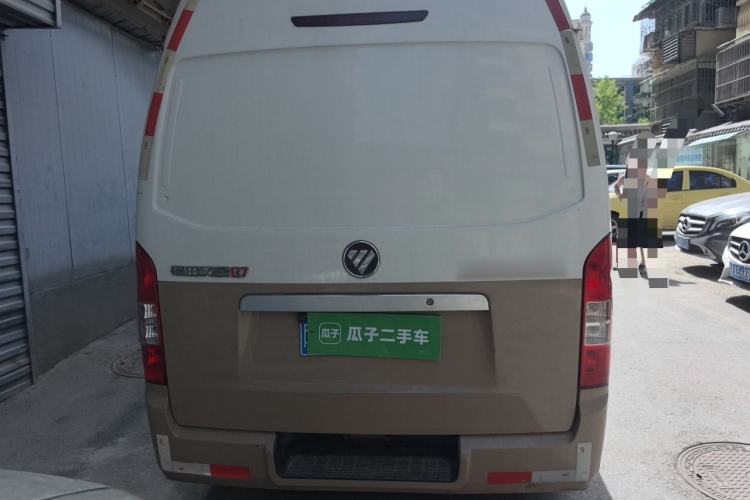 Used Foton Scenic G7 2020 2.4L Commercial Version Short Wheelbase Flat-Top 2-Seater Van China VI Emission Standard 4K22D4M Rear