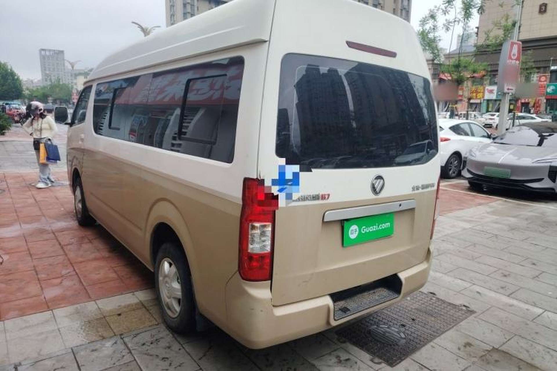 Used Foton Scenic G7 2020 2.4L Commercial Version Long Wheelbase High-Roof 6-Seater Business Vehicle China VI Emission Standard Model 4K22D4M Rear Left 45 Deg