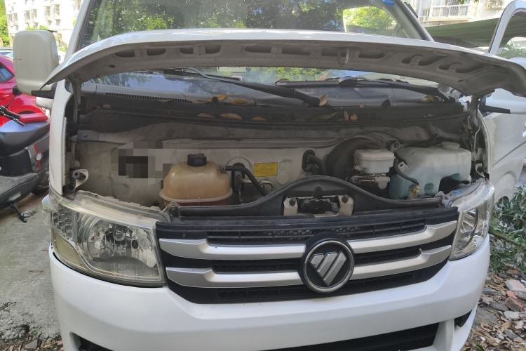 Used Foton Scenic G7 2020 2.4L Commercial Version Long Wheelbase High-Roof 2-Seat Van China VI Emission Standard 4K22D4M Engine Bay