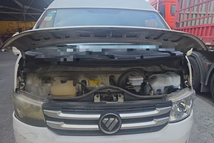 Used Foton Scenic G7 2020 2.4L Commercial Version Long Wheelbase High-Roof 2-Seat Van China VI Emission Standard 4K22D4M Engine Bay