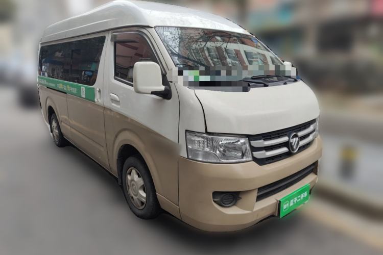 Used Foton Scenic G7 2020 2.4L Commercial Version Long Wheelbase High-Roof 6-Seater Business Vehicle China VI Emission Standard Model 4K22D4M Front Right 45 Deg