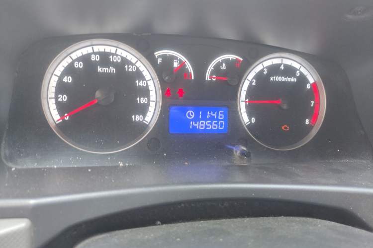 Used Foton Scenic G7 2020 2.4L Commercial Version Long Wheelbase High-Roof 6-Seater Business Vehicle China VI Emission Standard Model 4K22D4M Odometer Close Up