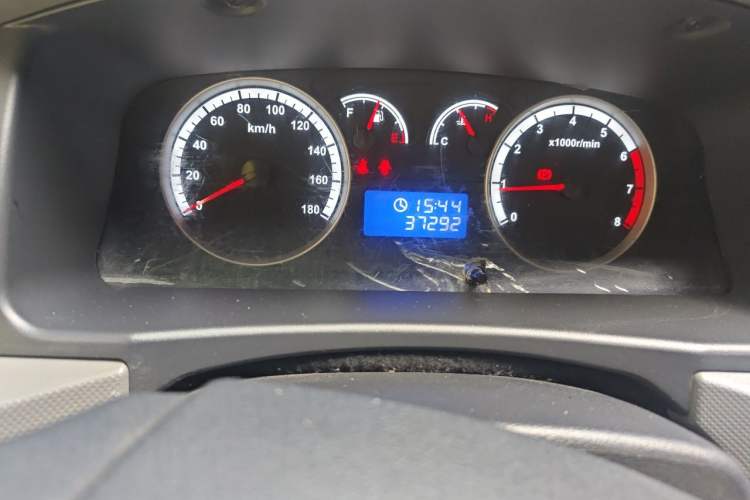 Used Foton Scenic G7 2020 2.4L Commercial Version Short Wheelbase Flat-Top 2-Seater Van China VI Emission Standard 4K22D4M Odometer Close Up