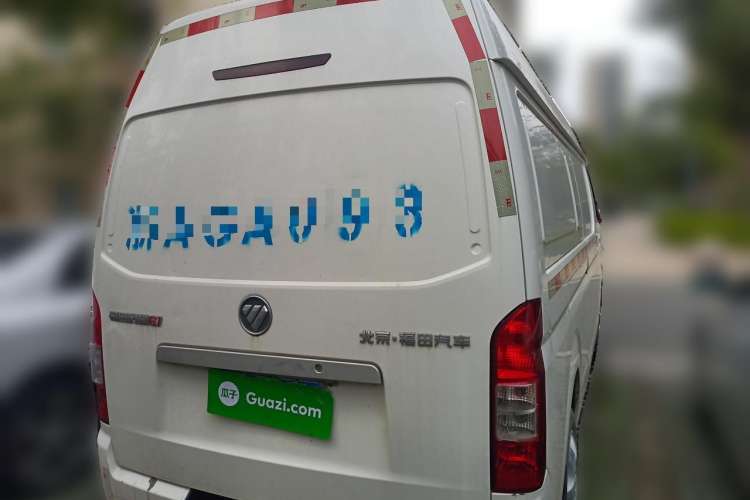 Used Foton Scenic G7 2020 2.4L Commercial Version Long Wheelbase High-Roof 2-Seat Van China VI Emission Standard 4K22D4M Rear