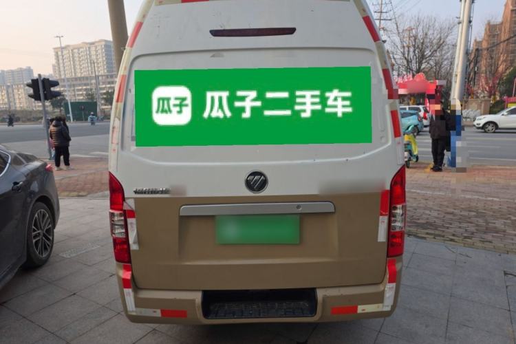 Used Foton Scenic G7 2020 2.4L Commercial Version Long Wheelbase High-Roof 2-Seat Van China VI Emission Standard 4K22D4M Rear