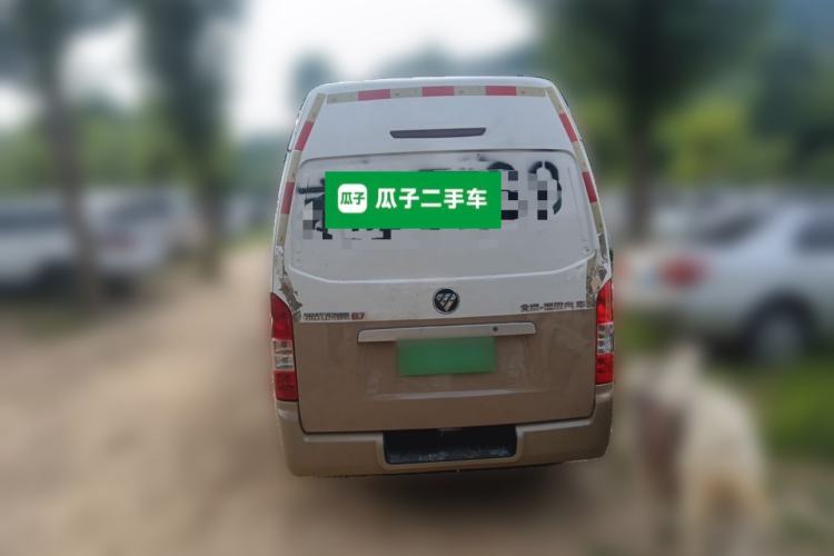 Used Foton Scenic G7 2020 2.4L Commercial Version Short Wheelbase High-Roof 2-Seat Van China VI Emission Standard 4K22D4M Rear