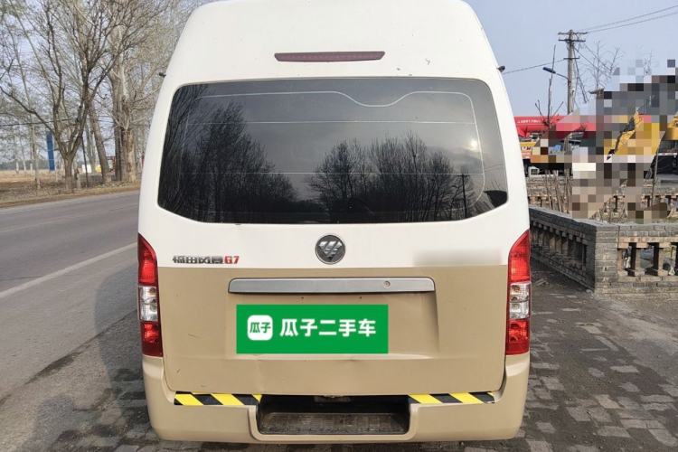 Used Foton Scenic G7 2020 2.4L Commercial Version Long Wheelbase High-Roof 6-Seater Business Vehicle China VI Emission Standard Model 4K22D4M Rear