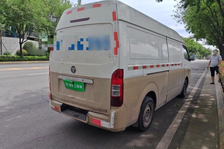 Used Foton Scenic G7 2020 2.4L Commercial Version Long Wheelbase High-Roof 2-Seat Van China VI Emission Standard 4K22D4M Rear Right 45 Deg