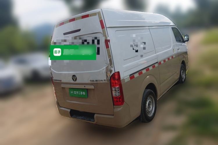 Used Foton Scenic G7 2020 2.4L Commercial Version Short Wheelbase High-Roof 2-Seat Van China VI Emission Standard 4K22D4M Rear Right 45 Deg