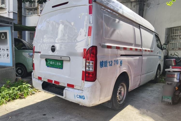 Used Foton Scenic G7 2020 2.4L Commercial Version Long Wheelbase High-Roof 2-Seat Van China VI Emission Standard 4K22D4M Rear Right 45 Deg