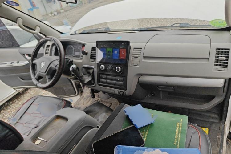 Used Foton Scenic G7 2021 2.0T Diesel Commercial Version Long Wheelbase High Roof 2-Seater Van D20TCIF1 Center Console