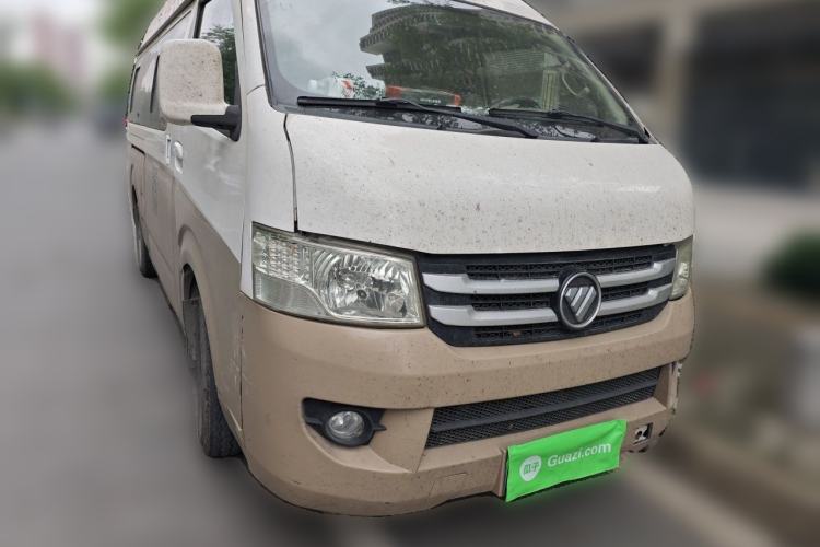 Used Foton Scenic G7 2021 2.4L Gasoline Commercial Version Long Wheelbase High Roof 6-Seater with Clear Windows Model 4K22D4M Front Right 45 Deg