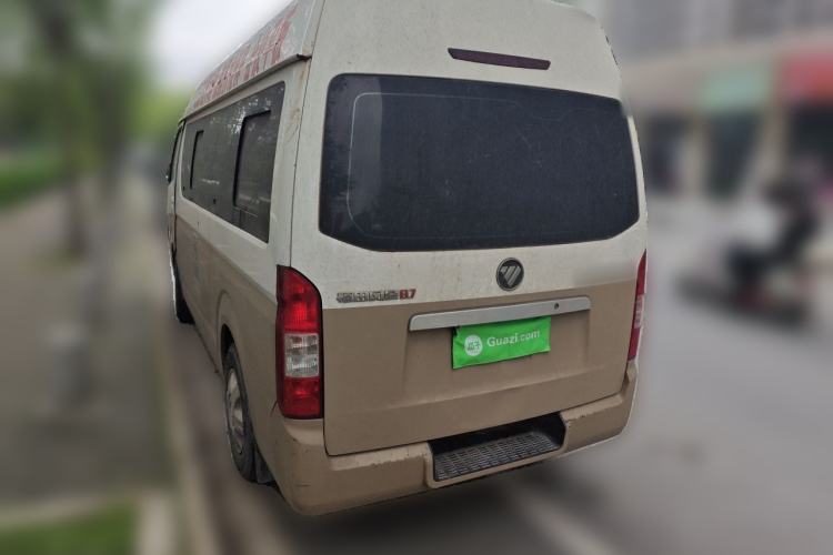 Used Foton Scenic G7 2021 2.4L Gasoline Commercial Version Long Wheelbase High Roof 6-Seater with Clear Windows Model 4K22D4M Rear Left 45 Deg