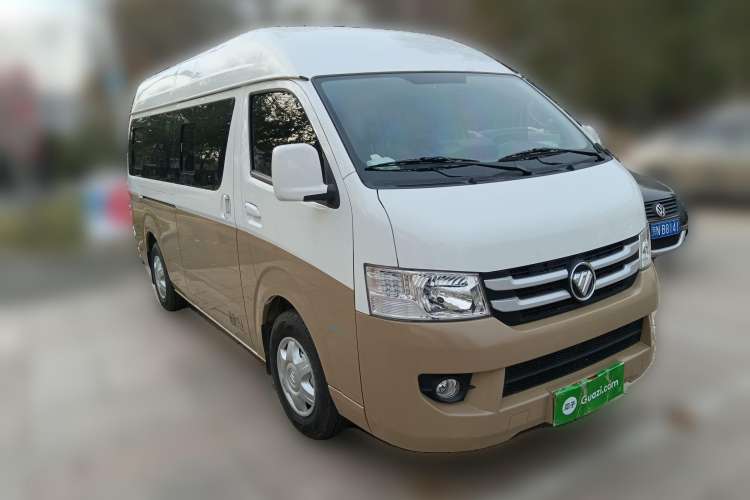 Used Foton Scenic G7 2021 2.4L Gasoline Commercial & Travel Version Long Wheelbase High-Roof 10-Seater Bus 4K22D4M Front Right 45 Deg