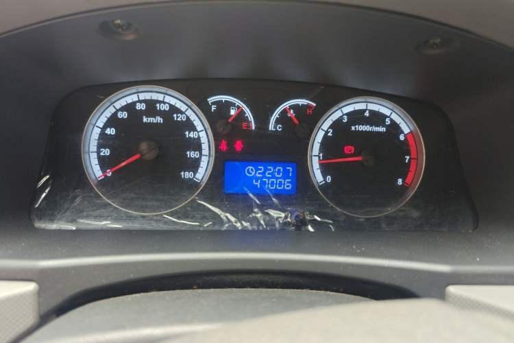 Used Foton Scenic G7 2021 2.4L Gasoline Commercial Version Long Wheelbase High-Roof 2-Seat Van 4K22D4M Odometer Close Up