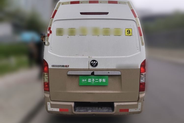 Used Foton Scenic G7 2021 2.0T Diesel Commercial Version Long Wheelbase High Roof 5-Seater Van D20TCIF1 Rear