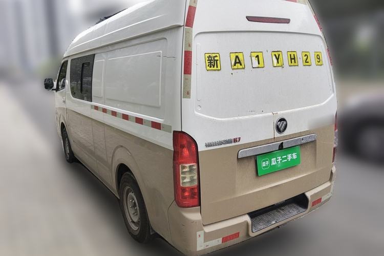 Used Foton Scenic G7 2021 2.0T Diesel Commercial Version Long Wheelbase High Roof 5-Seater Van D20TCIF1 Rear Left 45 Deg