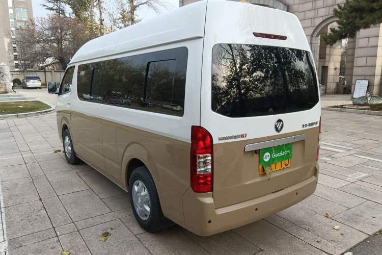 Used Foton Scenic G7 2021 2.4L Gasoline Commercial & Travel Version Long Wheelbase High-Roof 10-Seater Bus 4K22D4M Rear Left 45 Deg