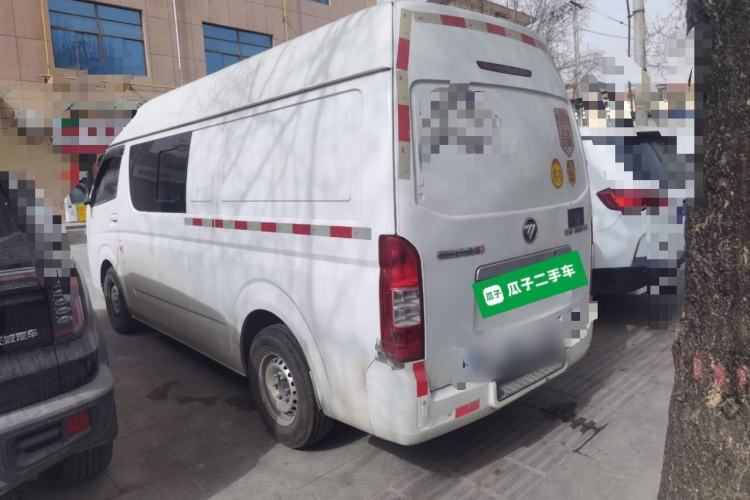 Used Foton Scenic G7 2021 2.4L Gasoline Commercial Version Long Wheelbase High Roof 4-Seater Van – 4K22D4M Rear Left 45 Deg