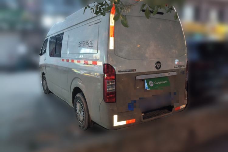 Used Foton Scenic G7 2021 2.4L Gasoline Commercial Version Long Wheelbase High Roof 4-Seater Van – 4K22D4M Rear Left 45 Deg